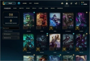 CONTA DIAMANTE IV LOL - League of Legends