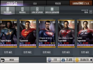 Injustice Gods Among Us Conta Lendária Full Upada Lvl Máximo - Others