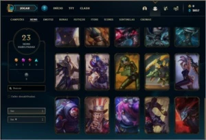 Conta prata 2 com 23 skins e 54 champs ( 3 vitoriosas ) - League of Legends LOL