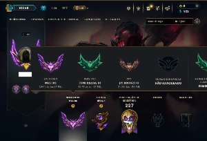 Mestre com 95 Champs e 16 Skins - League of Legends LOL