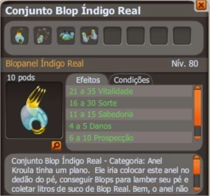set blop Índigo real FULL (SPIRITIA) - Dofus