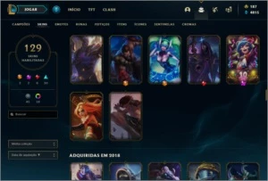 CONTA IMPECÁVEL DE LEAGUE OF LEGENDS - PROMOÇÃO LOL