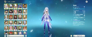 Genshin Ar60 c/ 34 Personagens 5* e 14 Armas 5* - Genshin Impact