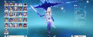 Genshin Ar60 c/ 34 Personagens 5* e 14 Armas 5* - Genshin Impact