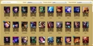 Conta League of Legends Prata 116 Champions + 109 Skins LOL