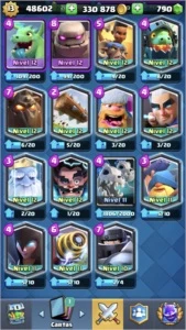 Clash Royale 81 Cartas Full Maximizadas