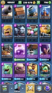 Clash Royale 81 Cartas Full Maximizadas