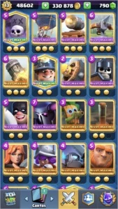 Clash Royale 81 Cartas Full Maximizadas