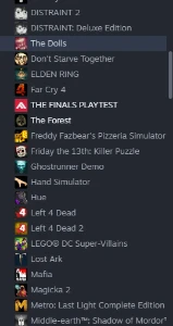 Conta Steam varios jogos
