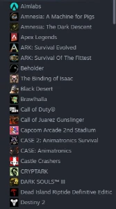 Conta Steam varios jogos