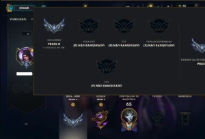 Prata 2 com 50 Champs e 46 Skins - League of Legends LOL