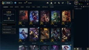 Conta Ouro 3 - 23 Skins  / 49 Campeões - League of Legends LOL