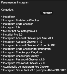 Instagram Collection Tools - Redes Sociais