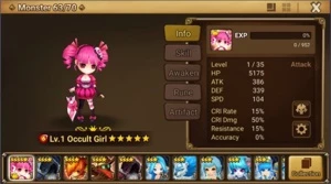 Reroll Summoners War lvl10 com Rica + Carcano