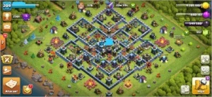 CV 13 CLASH OF CLANS COM 6 CONSTRUTORES TOPPER!