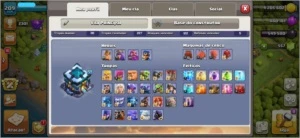 CV 13 CLASH OF CLANS COM 6 CONSTRUTORES TOPPER!