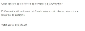 Conta Valorant 600 Reais gastos IIFULL ACESSOII