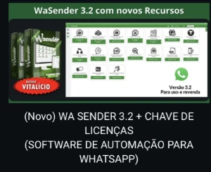 Wa Sender 3.2 + Chave De Licenças