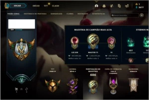 Conta LOL todos os Campeões 324 skins lvl 284 - League of Legends