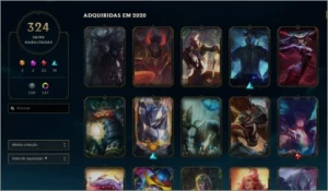 Conta LOL todos os Campeões 324 skins lvl 284 - League of Legends
