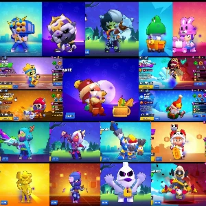 Conta brawl stars com todos os brawlers e 39 mil troféu