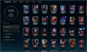 Conta lol - Platina, todos os campeões, 75 skins - League of Legends