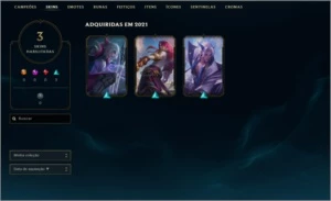 Conta League of Legends Diamante 1 LOL
