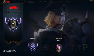 conta d1 LOL, sem email confirmado - League of Legends