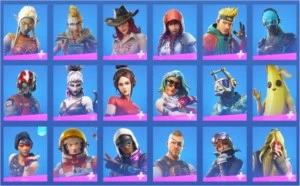 CONTA FORTNITE SEASON 1! (CAVALEIRO NEGRO)