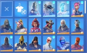 CONTA FORTNITE SEASON 1! (CAVALEIRO NEGRO)