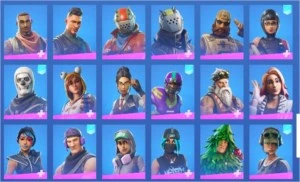 CONTA FORTNITE SEASON 1! (CAVALEIRO NEGRO)