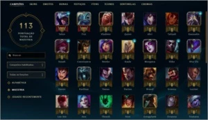 Conta Diamante 1 s9 mestre s8  85 campeões - League of Legends LOL