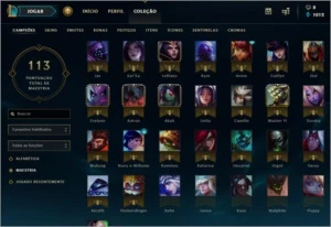 Conta Diamante 1 s9 mestre s8  85 campeões - League of Legends LOL