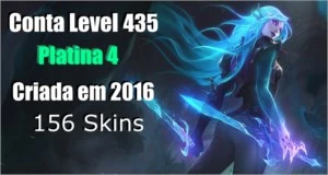 Conta Lol Platina 3 |156 Skins - League of Legends