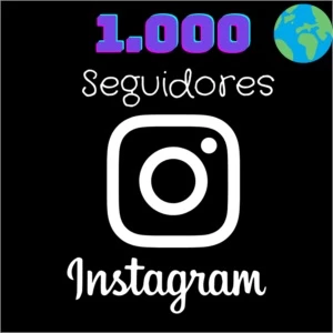Seguidores Mundiais no Instagram 1.000 - Redes Sociais