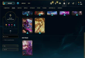 Conta Ferro 1 com 26 Champs e 9 Skins - League of Legends LOL