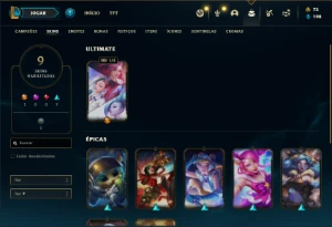 Conta Ferro 1 com 26 Champs e 9 Skins - League of Legends LOL