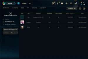 Conta Ferro 1 com 26 Champs e 9 Skins - League of Legends LOL