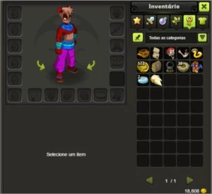 CONTA PANDA SCROLL SORTE LEVEL 159 - DOFUS TOUCH - BRUTAS