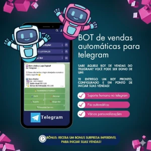 Bot telegram vendas automáticas