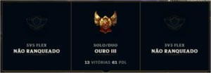 Conta Platina 5 - PAX SIVIR / PAX JAX / WW CINZENDO E MAIS - League of Legends LOL