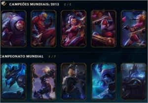 Conta Platina 5 - PAX SIVIR / PAX JAX / WW CINZENDO E MAIS - League of Legends LOL
