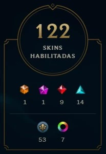 Conta Platina 5 - PAX SIVIR / PAX JAX / WW CINZENDO E MAIS - League of Legends LOL
