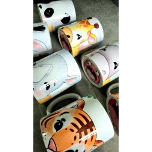 Caneca Safari ou Fazendinha Personalizada - Artesanato e Personalizados
