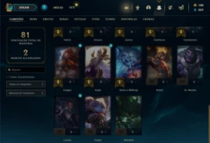 Rayomax : Conta Com Lux Elementalista + 15 Skins Com Email - League of Legends LOL