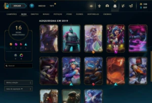 Rayomax : Conta Com Lux Elementalista + 15 Skins Com Email - League of Legends LOL