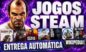 🚀 Mega Oferta! Conta Steam com 20 Jogos por Apenas R$ 5