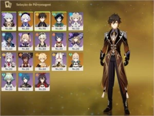 AR 51 - Venti / Zhongli / Qiqi / Jean - Genshin Impact