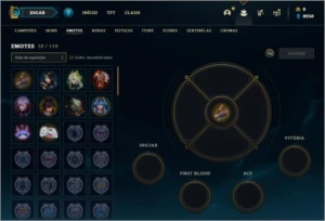 Conta ouro 4 com 1 skin e 21 champs - League of Legends LOL