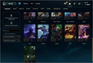 Conta ouro 4 com 1 skin e 21 champs - League of Legends LOL